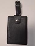 Rico Industries NCAA Texas Longhorns Brown Laser Engraved Ultra Suede Luggage Tag - Includes ID Card