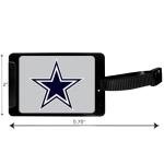 Siskiyou NFL Dallas Cowboys Luggage Tag , Black, 3.25"