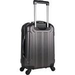 Kenneth Cole REACTION Out of Bounds Lightweight Hardshell 4-Wheel Spinner Luggage, Rose Gold, 20-Inch Carry On
