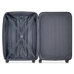DELSEY PARIS Helium Aero Hardside Expandable Luggage with Spinner Wheels, Brick Red, Checked-Large 28 Inch
