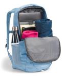 THE NORTH FACE Women's Jester Everyday Laptop Backpack | Commuter Travel Bag with Laptop Sleeve, Water-Repellent Finish, Spacious Compartment, Steel Blue, One Size
