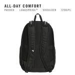 adidas Prime Backpack for Work, Travel Bag for Women and Men with Padded Compartment for Laptop, Black, One Size