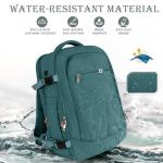 Rinlist Travel Backpack, Carry-on Backpack for Men Women, Travel Backpack Carry on Flight Approved, 40L Personal Item Backpack, Travel Essentials Must Haves, Peacock Blue