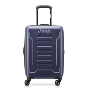 Jeep JH004C Hardside Expandable Luggage with Spinner Wheels, Peacoat Navy, Carry-On 20 Inch