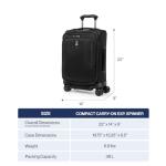 Travelpro Crew Classic Lightweight Softside Expandable Carry on Luggage, 8 Wheel Spinner Suitcase, Men and Women, Compact Carry On 20-Inch, Patriot Blue