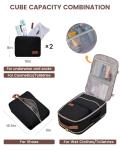 LOVEVOOK 40L Travel Backpack for Women & Men, Airline Approved Carry On Luggage with 3 Packing Cubes, TSA Overnight Bags, Waterproof Personal Item Bag, Weekender Essentials Backpacks fits 17" Laptop