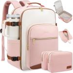 LOVEVOOK Large Travel Backpack for Women & Men, 40L Carry on Backpack for Airplanes, TSA Personal Item Travel Bag fits 17" Laptop, Waterproof Travel Essentials Airline Approved with 3 Packing Cubes