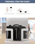 LOVEVOOK Travel Backpack for Women & Men 40L,Airline Approved Carry On Backpack Travel Essentials,TSA Carry on Luggage,Waterproof Personal Item Travel Bag,Suitcase with 3 Packing Cubes,Black-Grey