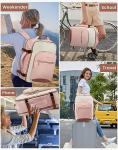 LOVEVOOK Large Travel Backpack for Women & Men, 40L Carry on Backpack for Airplanes, TSA Personal Item Travel Bag fits 17" Laptop, Waterproof Travel Essentials Airline Approved with 3 Packing Cubes