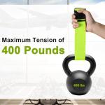 8 Pack Luggage Straps and Tags Set - 4 Straps, 4 Tags, TSA Approved Suitcase Belt, Green