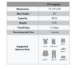 Rockland Safari Hardside Spinner Wheel Luggage, Blue Leopard, Carry-On 20-Inch