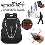 18.4 Laptop Backpack for Men, 55L-60L Extra Large Gaming Laptops Backpack with USB Charger Port, TSA Friendly Flight Approved RFID Anti-theft Pocket, Water Resistant Suiltable for Travel Business Work