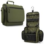 VENTURE 4TH Hanging Travel Toiletry Bag for Women & Men - Travel Organizer with Expandable Compartments & Removable Clear Pouch for Toiletries (Forest Green)