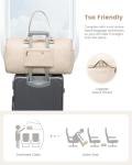 LOVEVOOK Travel Duffle Bag, Weekender Bag for Women with Toiletry Bag, Carry on Overnight Bag with Shoe Compartment, Gym Duffel Bag with Wet Pocket, Mommy Hospital Bags for Labor and Delivery