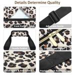 Expandable Travel Duffle Bag, Waterproof Weekender Overnight Bags for Women Men Hospital Bag for Women Labor Delivery Carry on Bag with Toiletry Bag for Travel Gym Airplanes(Leopard, X-Large)