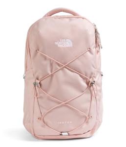 THE NORTH FACE Women's Jester Everyday Laptop Backpack | Commuter Travel Bag with Laptop Sleeve, Water-Repellent Finish, Spacious Compartment, Pink Moss, One Size