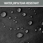 Travel Garment Bag Lightweight Water-Resistant Material Black Zipped Travel Suit Garment Bag For Carrying And Storing Outfits 43x23 Inch