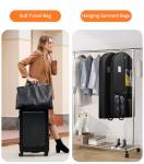 Suit Garment Clothes Travel Bag: 43 inch Men Uniform Jersey - Cover Foldable Packable Pockets Breathable Lightweight Zipper Clear - Hanging Wardrobe Closet Flight Traveling Moving
