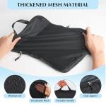 PFEYRPK Compression Packing Cubes for Travel - Compressible, Lightweight, and Space-Saving Packing Cubes, Travel Essentials for Efficient Organizers (Black, 7 Set)