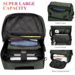 WITZMAN Carry on Travel Backpack for Men Women Airline Approved Convertible Nylon Duffle Backpack Luggage Bag (B682 Army Green)