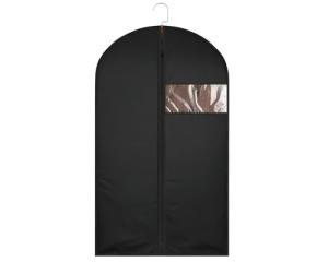 39-Inch Garment Bags Covers,Hanging Clothes Bag, Suit Cover Bags with Clear Window for Hanging Closet Clothes Storage and Travel (Black-39Inch)