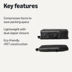 Amazon Essentials Ultralight Compression Packing Cubes Packing Organizer black 4 pack Black