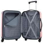 Travelers Club Chicago Hardside Expandable Spinner Luggage, Rose Gold, 20" Carry-On