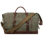 S-ZONE Duffle Bag for Travel Canvas Duffel Bag Carry on Weekender Bag for Men
