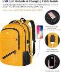MATEIN 18.4 Inch TSA Approved Backpack, Extra Large 50 L Outdoor Carryon Backpack with Seperated Laptop Compartment, Work Travel Daypack with USB Charging Port, Creative Gifts for Men Women