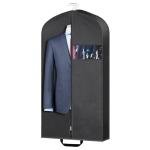 KintKita 43" Garment Bags for Hanging Clothes & Travel, 4" Gusseted Suit Bag for Closet Storage, Hanging Bags for Clothes Travel with 2 Handles for Tuxedos, Coats,Shirts & Dresses