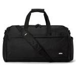 Halfday Convertible 2-in-1 Premium Garment Duffel Weekender Bag 45L | Wrinkle-Free Travel, Hanging Suit Compartment, Shoe Pockets, Trolley Sleeve. Balistic Nylon Carry-On, Jet