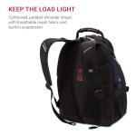 SwissGear 1900 Scansmart TSA 17 Laptop Backpack, Blue/Black, 19-Inch