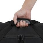 Travelers Club 32-Inch Collapsible Expandble Travel Rolling Duffel Bag, Black/Gray