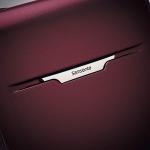 Samsonite Winfield 3 DLX Hardside Expandable Luggage with Spinners, Burgundy, Checked-Medium 25-Inch
