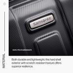 Samsonite Centric Hardside Expandable Luggage with Spinner Wheels, Black, Carry-On 20-Inch