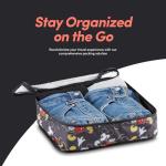 Disney Minnie Mickey Stitch Packing Cubes - Winnie the Pooh, Princess Cinderella 5 Piece Packing Cubes Compression - Travel Essential Accessories - Luggage Suitcase Organizer Set - For Kids, Adults