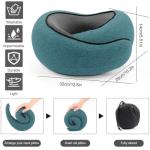WEERSHUN Travel Pillows for Airplanes,2024 New Travel Pillow,Travel Neck Pillow Airplane Memory Foam Travel Pillow Neck Pillow for Traveling Suitable for Airplanes,Offices and Cars