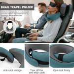 WEERSHUN Travel Pillows for Airplanes,2024 New Travel Pillow,Travel Neck Pillow Airplane Memory Foam Travel Pillow Neck Pillow for Traveling Suitable for Airplanes,Offices and Cars
