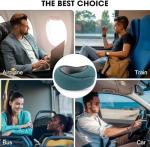 WEERSHUN Travel Pillows for Airplanes,2024 New Travel Pillow,Travel Neck Pillow Airplane Memory Foam Travel Pillow Neck Pillow for Traveling Suitable for Airplanes,Offices and Cars