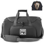 HOMIGLAM Garment Bag for Travel - Wrinkle-Resistant Carry On Suit Bag with Shoe Compartment & Shoulder Strap, Convertible 2-in-1 Waterproof Duffel Bags for Business Trips/Weekend Getaway, Black