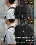 Tolaccea Travel Laptop Backpack, Large Carry on Backpack Flight Approved Convertible Duffle Luggage Bag Daypack Work Business Rucksack Fits 16" Laptop for Men Women 3 Carrying Ways, 40L-50L Expandable
