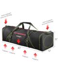 100L 40" Heavy Duty Large Duffle Bag, Easy-Carry Water-Resistant Sports Duffel with Reinforced Zipper, for Gym, Camping, Football Equipment Storage, Coach Team Travel Bag