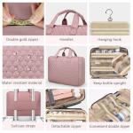 urophylla Detachable Travel Toiletry Bag for Women - Large Toiletry Bags for Traveling Women - Hanging Makeup Cosmetic Bag, Organizer for Travel Accessories Cruise Essential - Travel Size Toiletries