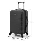 Wrangler 20" Smart Spinner Carry-On Luggage With Usb Charging Port