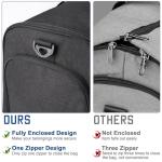 HILOMON Convertible Duffle Bags for Travel Carry On Suit Duffle Bags with Shoulder Strap 2 in 1 Hanging Garment Duffle Bag for Men Women