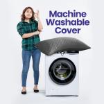 Sidney Sleep Set of 2 Mini Travel Size Neck Pillows - Knee Pillow - Back Lumbar Support - Curved Bed Pillow - 14 x 19 Inches - Adjustable Loft - Carry Backpack Included (Grey 2 Pack Mini)