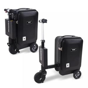 GHSY 20" Ride-On Smart Luggage, Electric Carry-On Suitcase with Removable Battery, 13km Range, 150kg Load, 200W Motor for Adults & Teens (Airline Compliant)