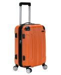 Rockland London Hardside Spinner Wheel Luggage, Orange, Carry-On 20-Inch