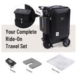 GHSY 20" Ride-On Smart Luggage, Electric Carry-On Suitcase with Removable Battery, 13km Range, 150kg Load, 200W Motor for Adults & Teens (Airline Compliant)