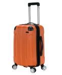 Rockland London Hardside Spinner Wheel Luggage, Orange, Carry-On 20-Inch